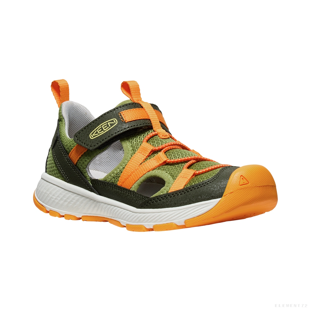 Keen รองเท้าเด็กโต รุ่น Youth MOTOZOA SANDAL (FOREST NIGHT/BRIGHT MARIGOLD)