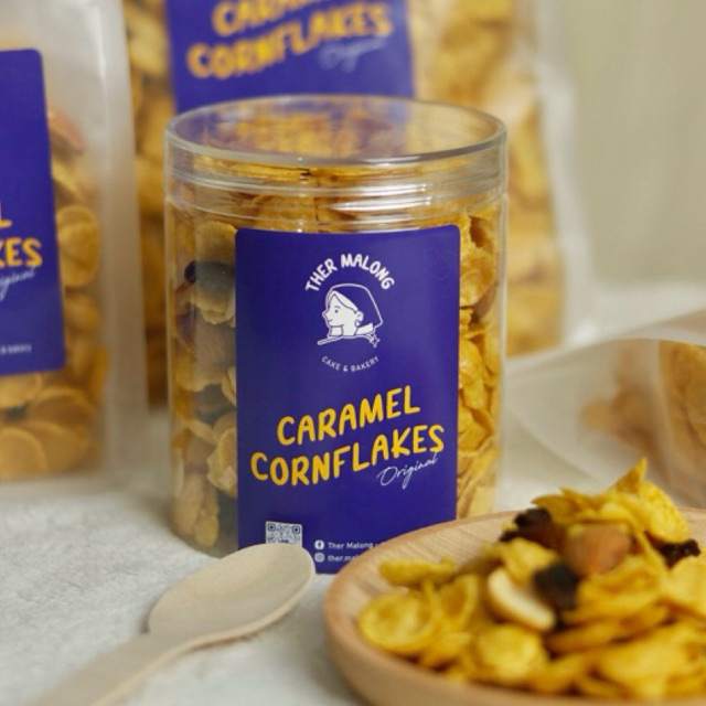 🔥 พร้อมส่ง คอนเฟลกคาราเมล THER MALONG หอมอร่อย  🔥