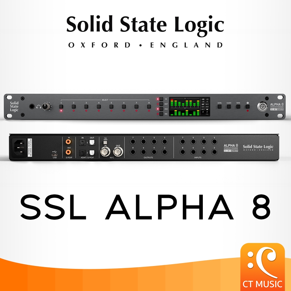 Solid State Logic SSL ALPHA 8 Audio Interface ออดิโอ อินเตอร์เฟส ALPHA8