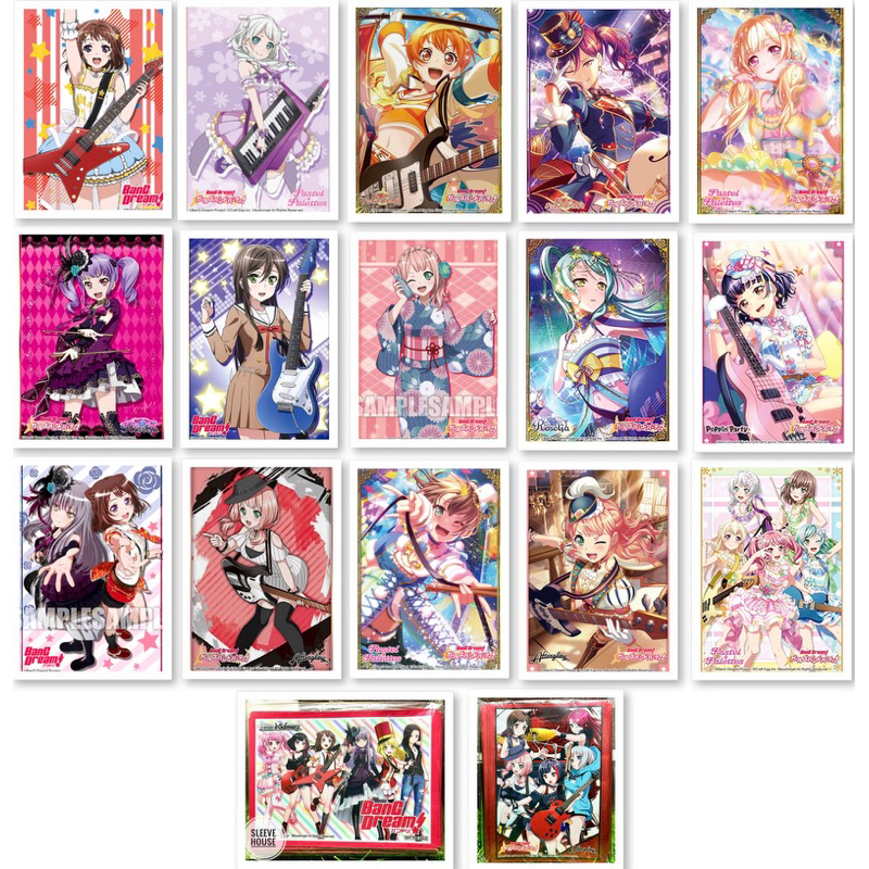 [Anime Bushiroad 0224] Sleeve Collection BanG Dream! Girls Band Party นำเข้าจากญี่ปุ่น - สลีฟการ์ด,ซองการ์ด,ซองใส่การ์ด