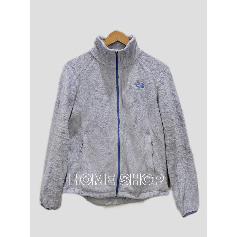 🚩เสื้อกันหนาว TNF ผ้าฟรีส สีเทา (ของเท้ งานมือสอง)✅