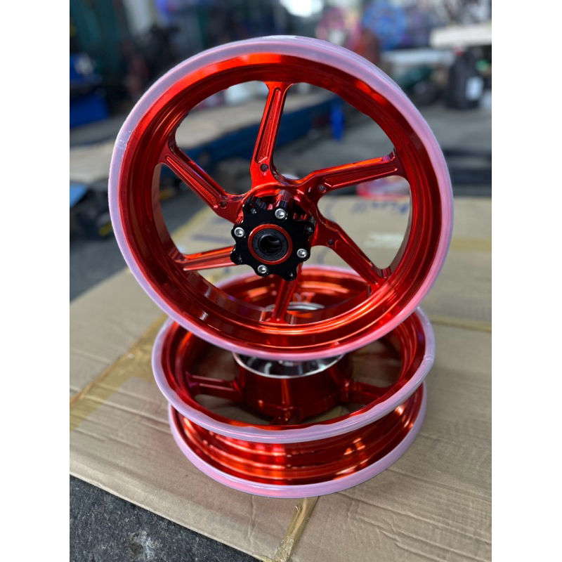 ล้อCNC จีออโน่ CHOBI ตรงรุ่น100% ใส่ได้เลยไม่ต้องแปลง ดุมหลังเบ้าเต็ม Giorno+ ใส่กับยางเดิมได้ - รูปที่ 3