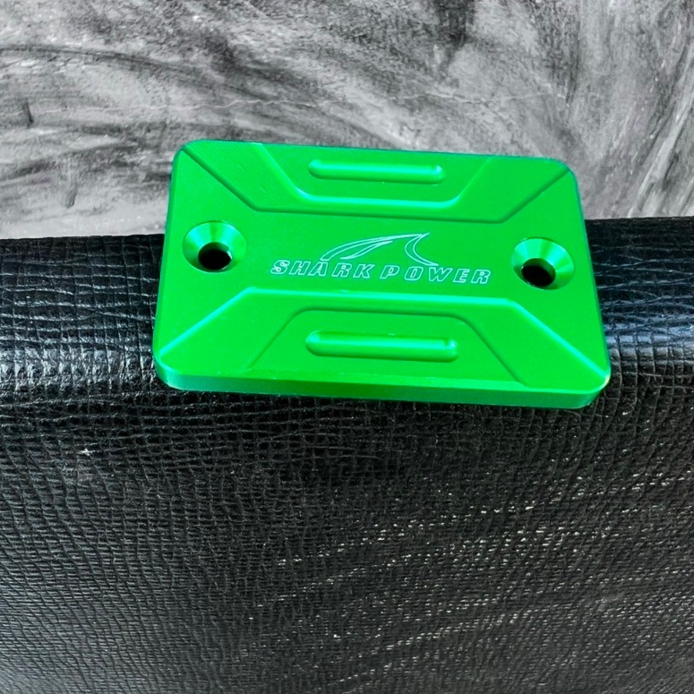 ฝาปั๊มเบรค Klx 150 Dtracker kfx งานcnc ฝาปิดกระปุกดิสเบรค KLX D-TRACKER พร้อมส่ง HP05