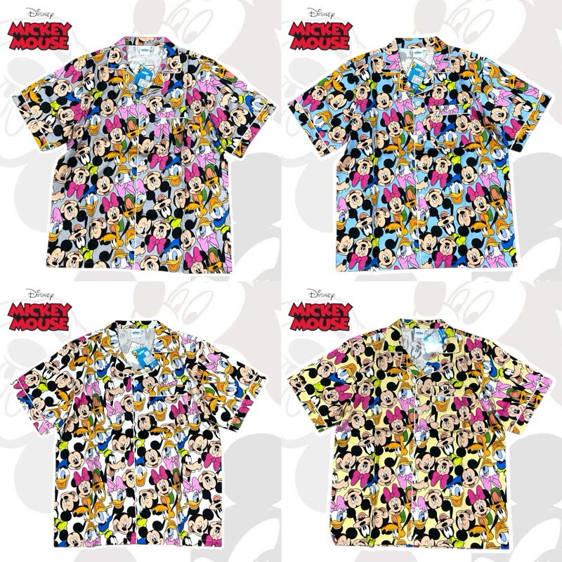 ชุดนอน ผ้าคอตตอนซิล|คอตตอนพรีเมี่ยม Mickey&Minney (อก42นิ้ว)ลิขสิทธิ์แท้