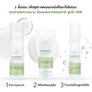 Wella Professionals Elements Renewing Shampoo Travel Size 100ml. / อิลิเม้นท์ แชมพูสำสูตรธรรมชาติ ขนาดพกพา 100มล.