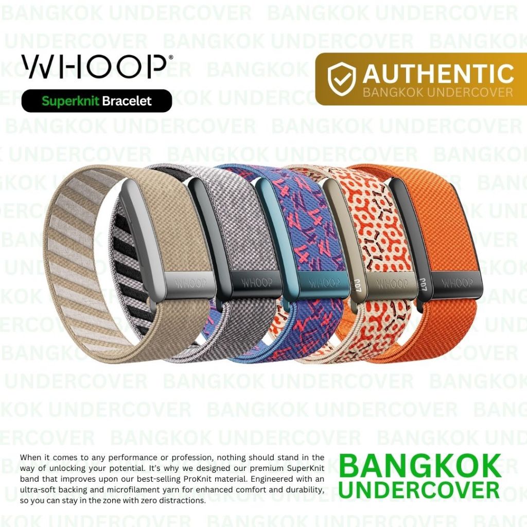 (พร้อมส่ง!) WHOOP SuperKnit สายสำรองสำหรับ WHOOP 4.0 (อุปกรณ์เสริม)