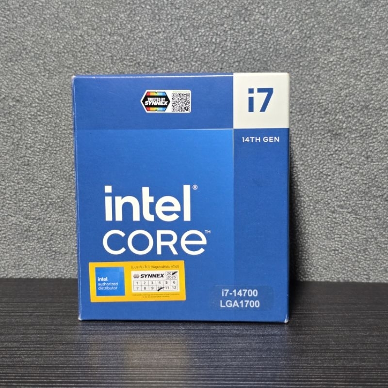 CPU (ซีพียู) INTEL CORE I7 14700 20C 28T (Intel UHD graphics 770) (LGA 1700) (ครบกล่อง) มือ2 ประกันศ