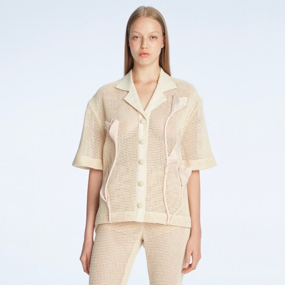 JANESUDA [SS24] mesh shirt เสื้อ