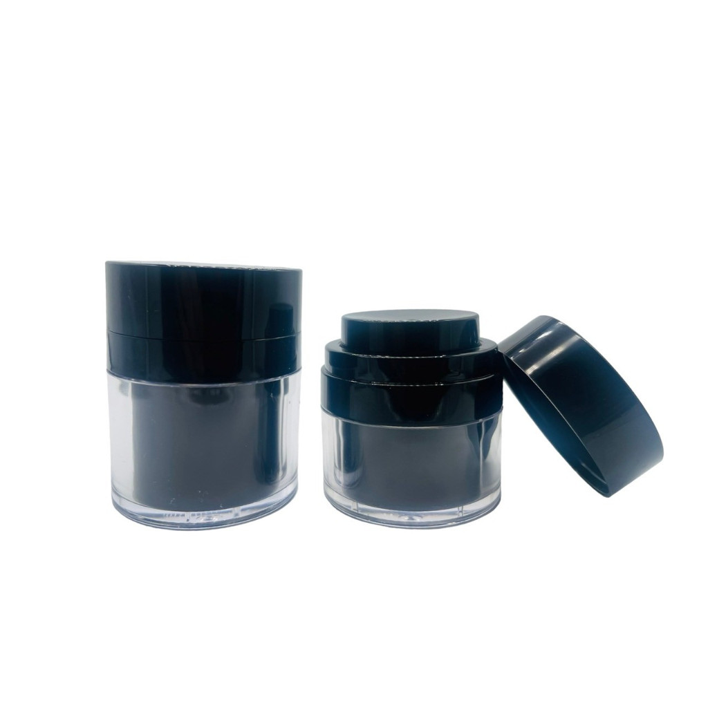 กระปุกสุญญากาศ สีขาว สีดำ 15g./30g.