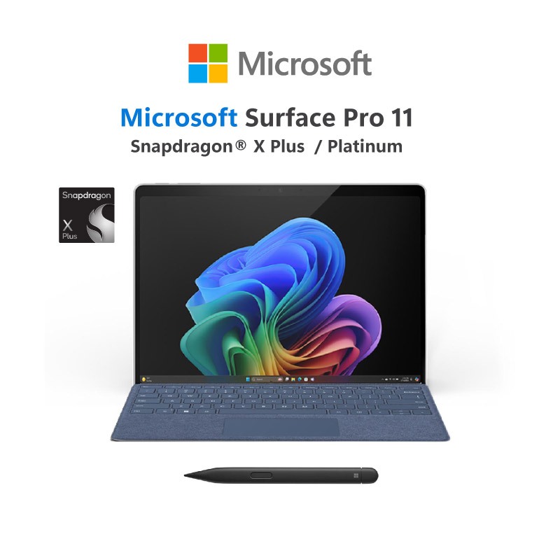 [Laptop]Surface Pro 11/Snapdragon X Plus/16GB/512GB /Plat/Win11Home+Surface Keyboard with slim pen
