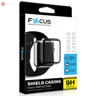 เคสกระจกกันรอย รอบด้าน สำหรับ Apple Watch Series 4 5 6 7 8 9 10 SE SE2 Focus Shield Casing