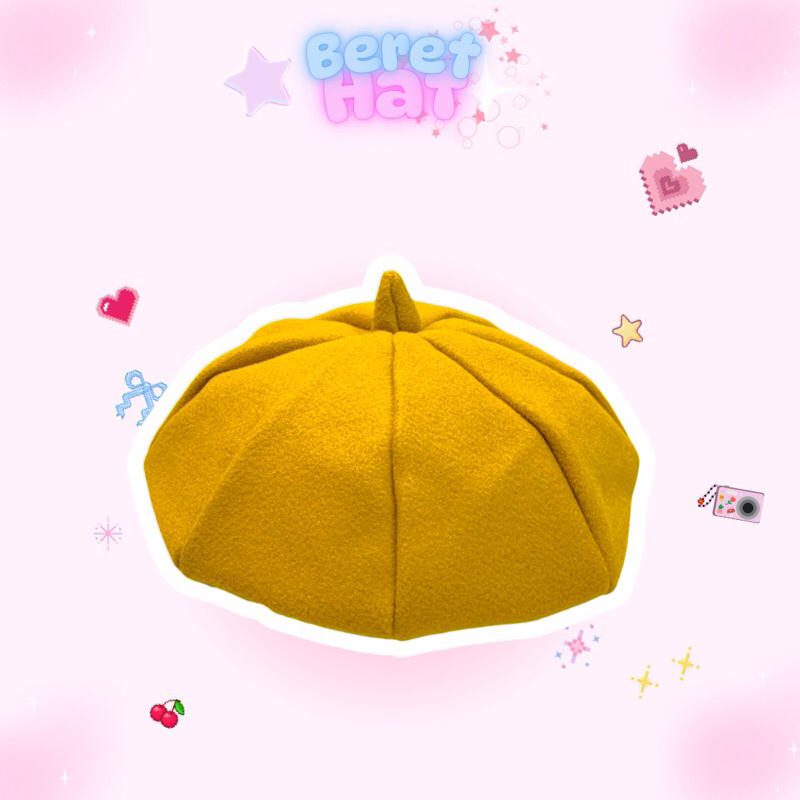 หมวกน่ารัก หมวกเบเรต์น่ารัก ทรงสวย ผ้าคุณภาพดี - รูปที่ 7