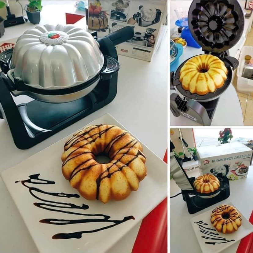 [ ขายดี ] HOUSE WORTH เครื่องทำขนมเค้ก รุ่น HW-295 ทำขนมเค้กได้ง่ายๆ ไม่ต้องใช้เตาอบ