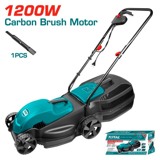 TOTAL รถเข็นตัดหญ้าไฟฟ้า 1200w รุ่น TGT612131 / 1600w รุ่น TGT616151