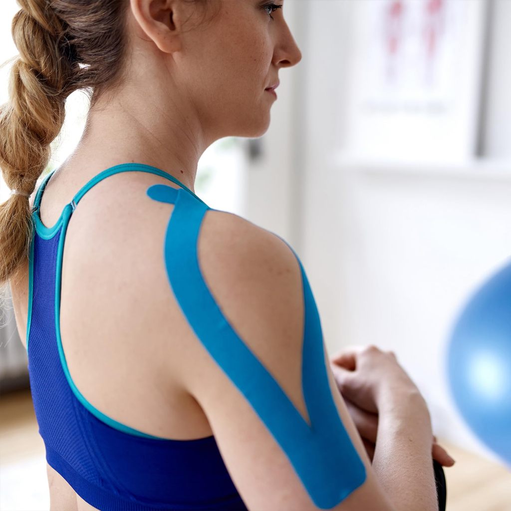 เทปผ้าบำบัด เทปพยุงกล้ามเนื้อ เทปบำบัด sport tape เทปบำบัดกล้ามเนื้อ ยืดหยุ่น ขนาด5cm/2.5cm เทปติดกล้ามเนื้อ เทปพันกล้าม - รูปที่ 3