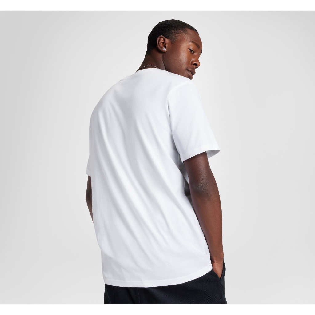 CONVERSE เสื้อ RETRO CHUCK C TEE WHITE ผู้ชาย 1327362BM_S5WTXX (10027362-A02)