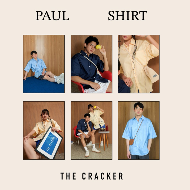 The CRACKER : Paul shirt : เสื้อเชิ้ต Oversize