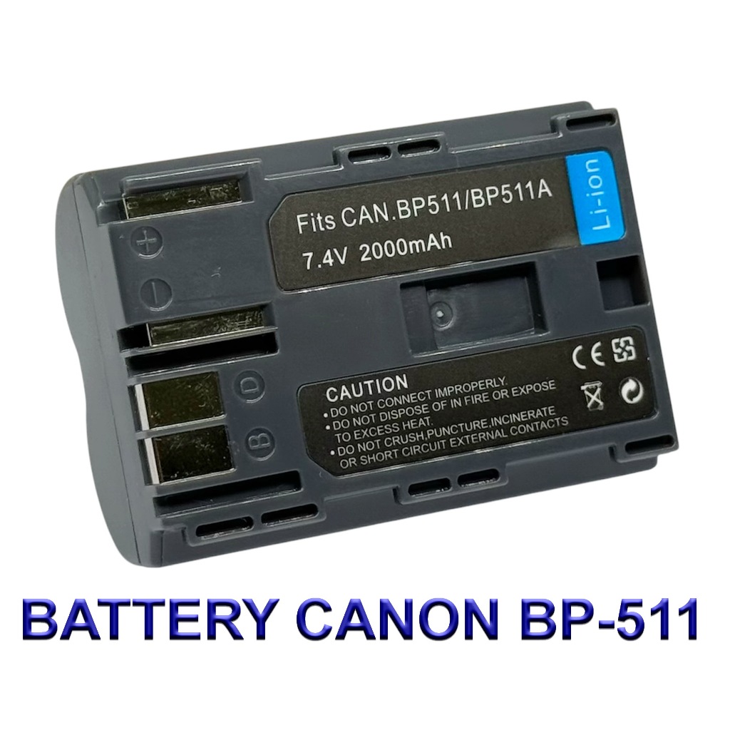 BP-511 \ BP511 \ BP-511A Camera Battery For Canon 10D,20D,30D,40D,50D,5D,G6,G5,G2,G3,G1,Pro 1,Pro 90 IS BY TERBTOE SHOP