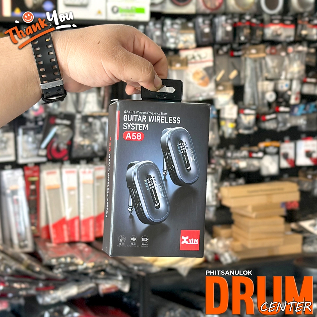 ไวร์เลสเครื่องดนตรี Xvive A58 Guitar Wireless System