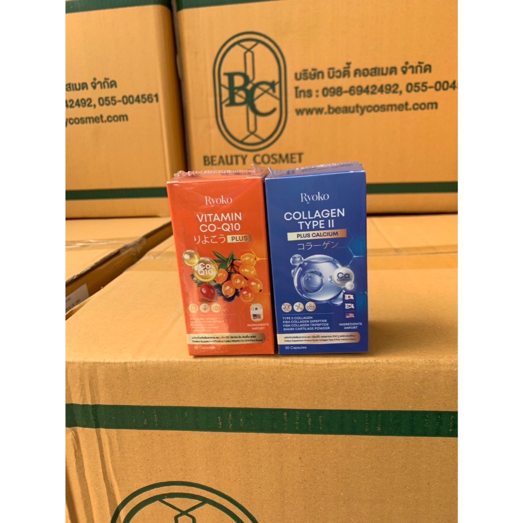 คอลลาเจนแคลเซียม + วิตามินโคคิวเท็น(Vitamin Co Q10 Plus) เรียวโก๊ะ  (1กล่อง30แคปซูล) - รูปที่ 7