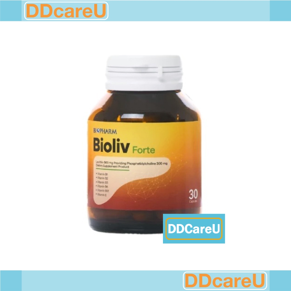 Bioliv Forte ไบโอลีฟ ฟอร์ท 30 เม็ด ตับ