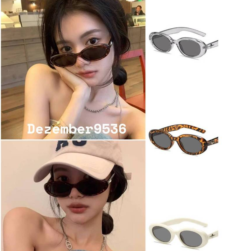 แว่นตากันแดด กรองแสง ทรงรี แนวเรโทร  แนวเกาหลี สวยๆ รุ่นใหม่ ป้องกัน UV 100% สำหรับผู้ชายและผู้หญิง รุ่น OV New