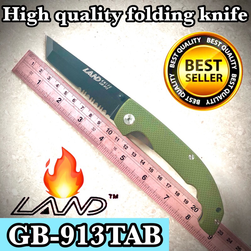 High quality folding knife Land GB-913TAB for collection and camping 🏕️