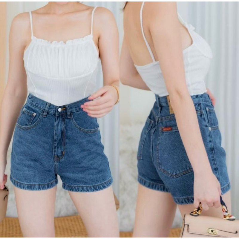 ป้ายBB Jeans (22)กางเกงยีนส์ขาสั้น ผ้าไม่ยืด ทรงสวยเข้ารูป ราคา ถูกที่สุด ดีลบีเคเค แกลเลอรีภาพที่ 8
