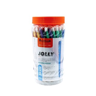 (กระปุก 50 ด้าม) ปากกาลูกลื่น ควอนตั้ม จอลลี่ 0.7 มม Quantum…