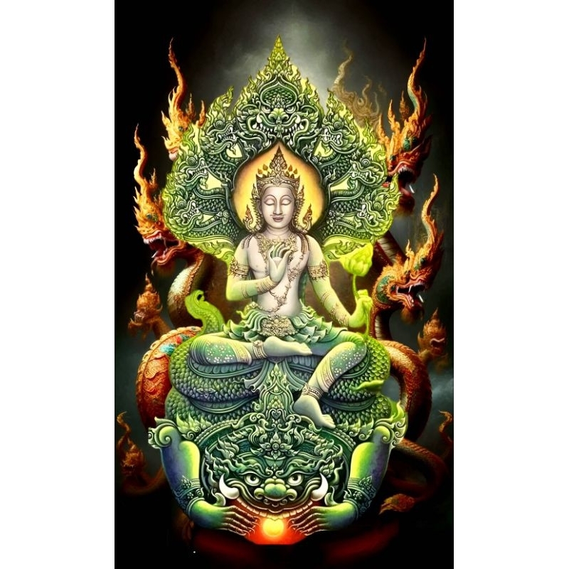 รูปโปสเตอร์ พระอินทร์ 25*42 cm  ไม่มีกรอบ ติดผนัง ภาพมงคล เสริมฮวงจุ้ย ตกแต่งบ้าน