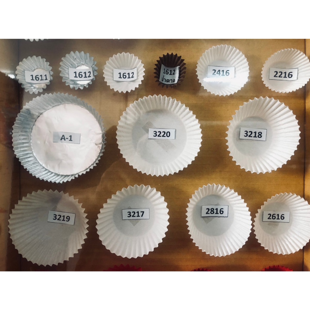 #กระทงฟอยล์ #กระทงจีบ  #จีบฟอยล์ #กระทงฟอยล์มีกระดาษคั่น #เค้กกล้วยหอม 1612/2216/2416/2616/2816/3217