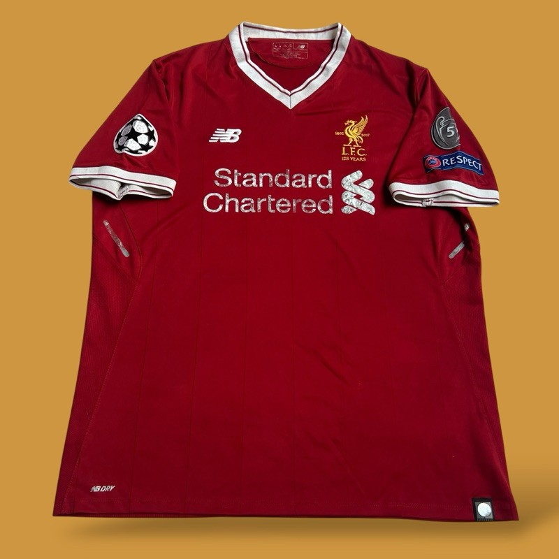 เสื้อบอลมือสองของแท้ ทีม LIVERPOOL อาร์มUCL ปี2017/18
