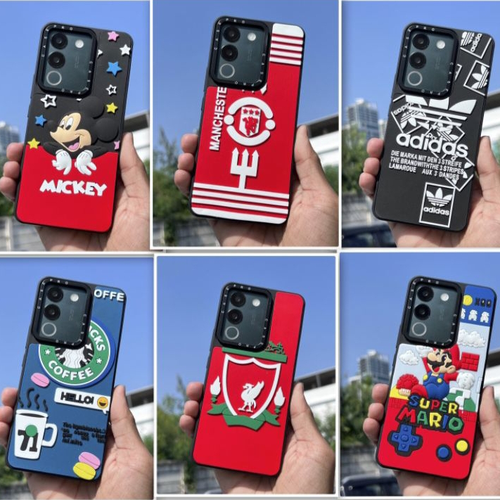 เคส IP i7p i8p i11 i12pm i13pm 14pm i15 i15pm เคส 3Dยางนูน ลายการ์ตูนกันกระแทก สินค้าพร้อมส่ง