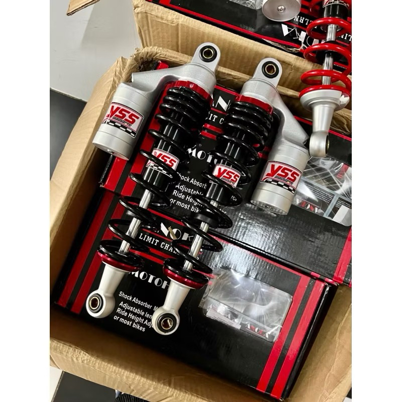 โช๊คหลังYSS (งานเทียบงานเนียน)โช๊คเวฟ/WAVE125/W110iLED/ดรีม/ปลาวาฬ/ สูง295/320MM