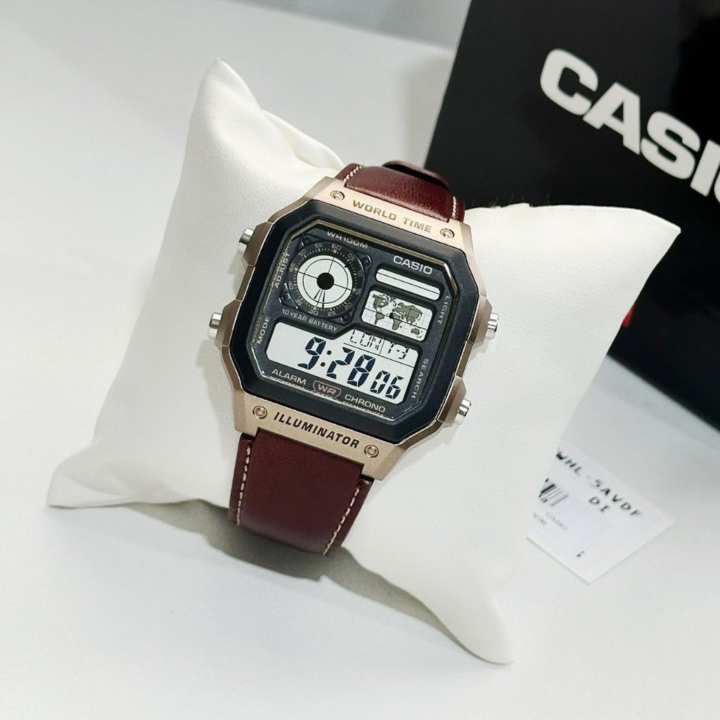🎁CASIO STANDARD AE-1200WHL-5A ของแท้ 100% พร้อมส่ง ประกัน 1 ปี