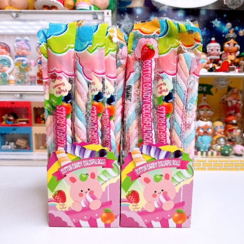 มาชเมลโล่เกลียวกระต่ายการ์ตูน (1 เเพค 30 ชิ้น)