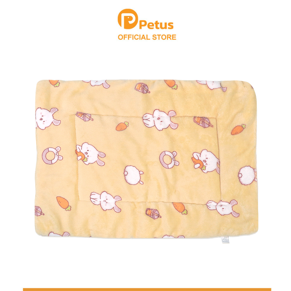 Petus เบาะรองนอนสัตว์ลี้ยง ที่นอนสัตว์เลี้ยง ลายการ์ตูน สามารถใช้งานได้ทั้ง 2 ด้าน มี 5 ขนาดให้เลือก