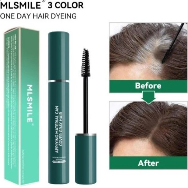 **พร้อมส่งในไทย** mascara covering white hairมาสคาร่าปิดผมขาวเฉพาะจุด ปิดผมหงอกเร่งด่วน