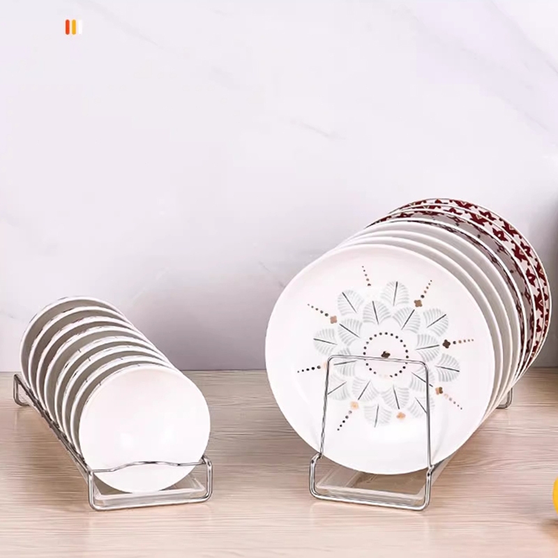 ชั้นวางจานสแตนเลสพร้อมถาดระบายน้ำ สำหรับวางจาน LZ03 - รูปที่ 3