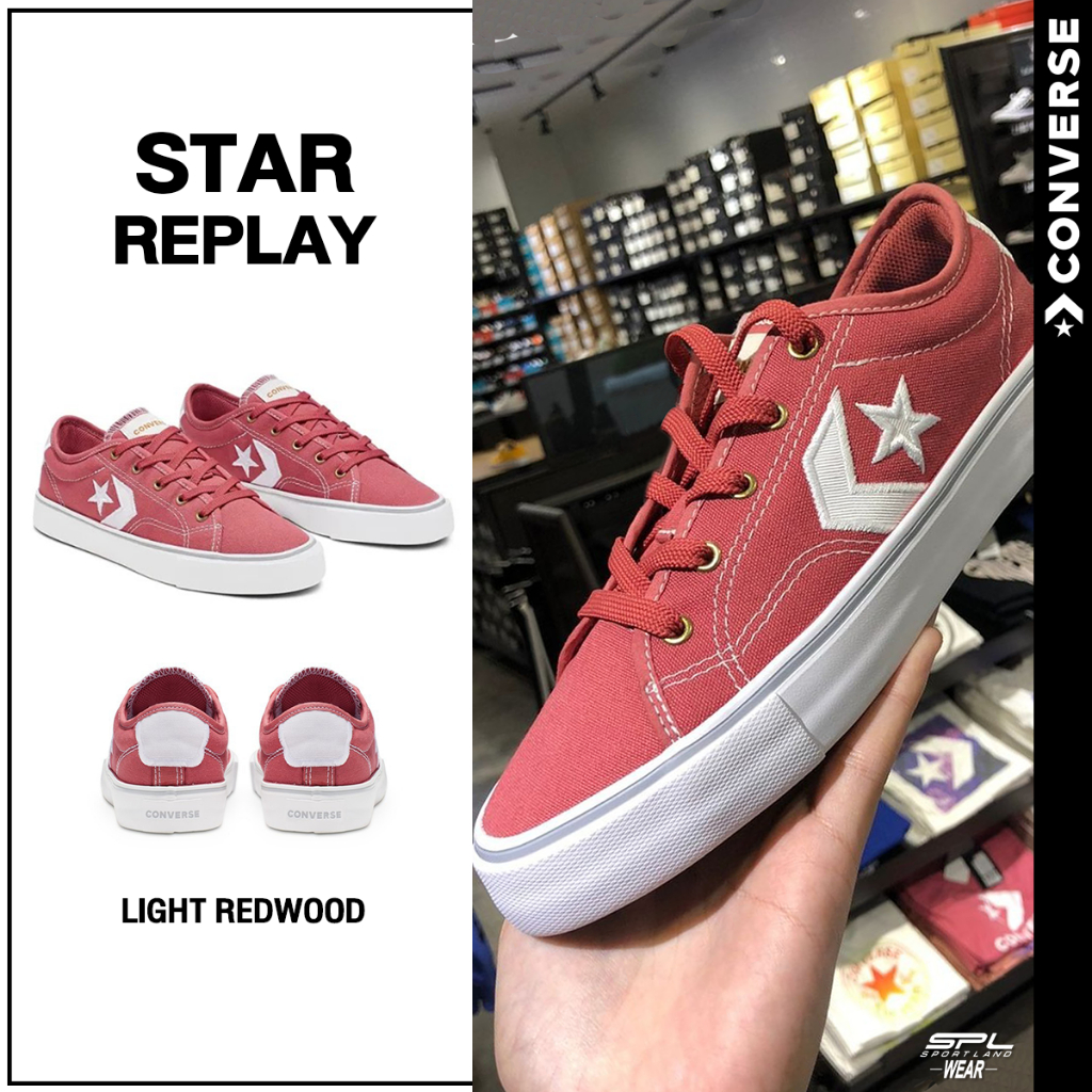 Converse รองเท้าผ้าใบผู้หญิง W Star Replay OX 565253CF9RO (1890)