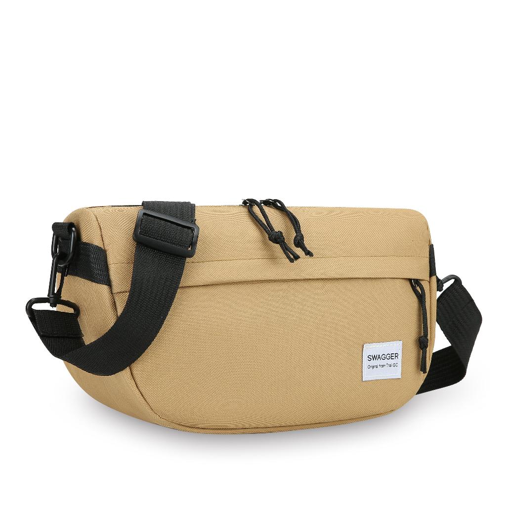 กระเป๋าสะพายข้าง ผ้าแคนวาส (GC-106) Cross Body เก็บของได้เยอะ Street Style