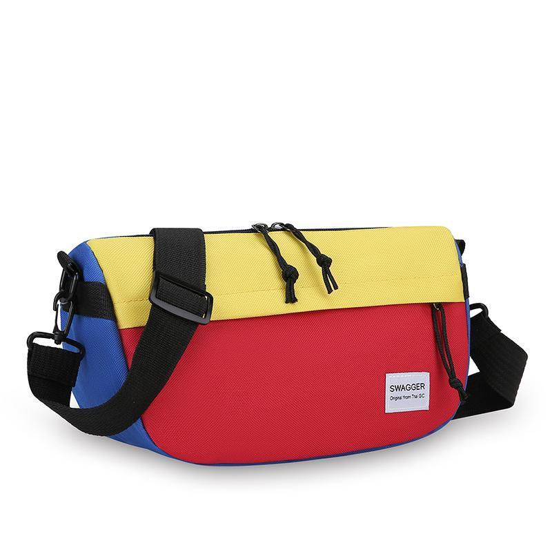 กระเป๋าสะพายข้าง ผ้าแคนวาส (GC-106) Cross Body เก็บของได้เยอะ Street Style