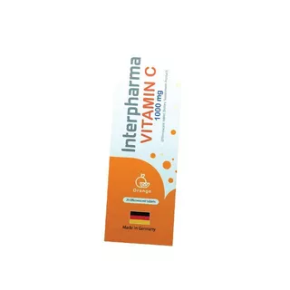 Interpharma Vitamin C 1,000 mg. อินเตอร์ฟาร์มา วิตามินซี 1,000 มก.