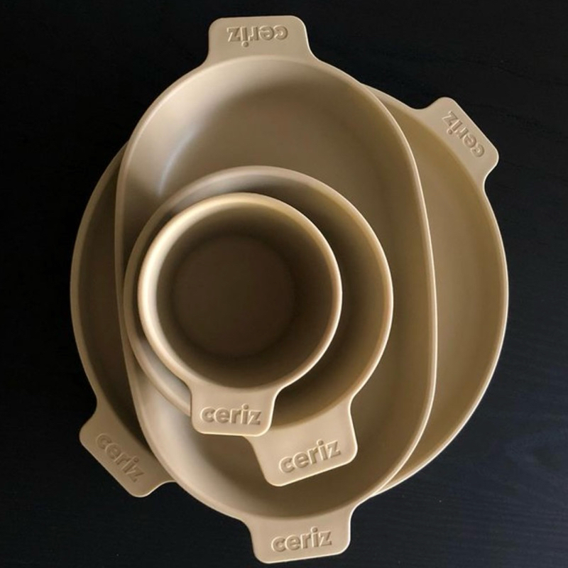 [Ceriz] Plate + Cup (4P) Set for 1Person