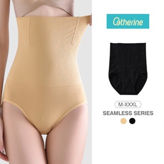 Catherine เอวสูงกางเกงเก็บพุง ผ้าทอ ลายรังผึ้ง ผ้ายืดเยอะ ลด…