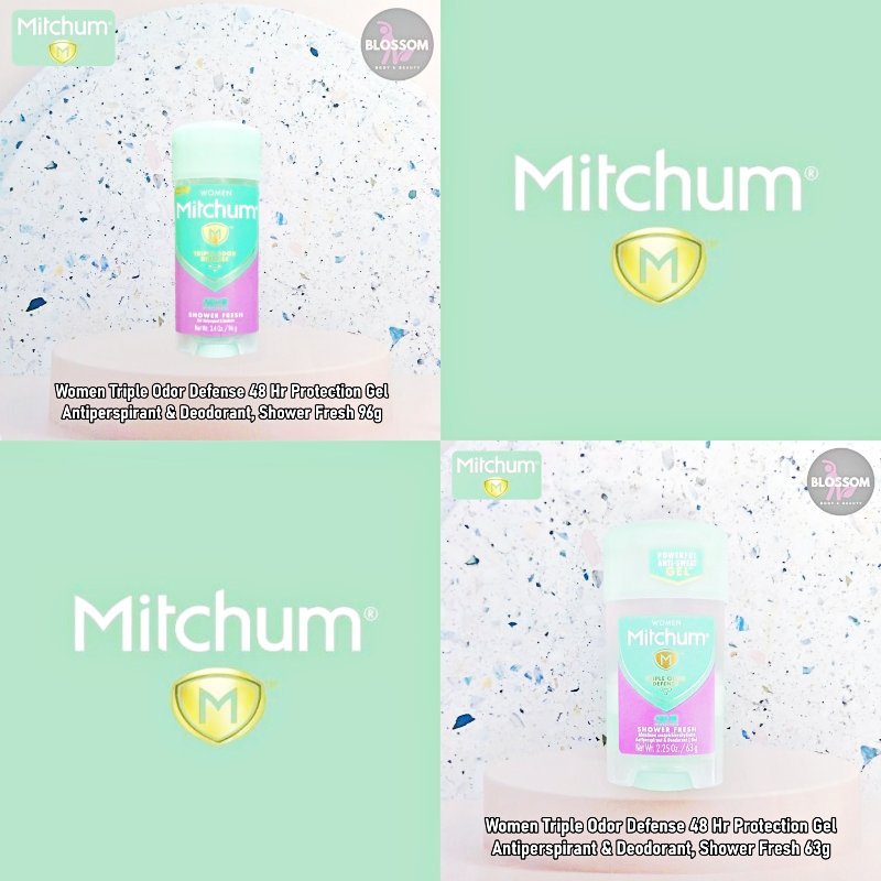 Mitchum - Women Triple Odor Defense Gel Antiperspirant & Deodorant, Shower Fresh เจลระงับกลิ่นกาย