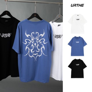URTHE - เสื้อยืด เเขนสั้น สกรีนลาย รุ่น TARANTULA TM