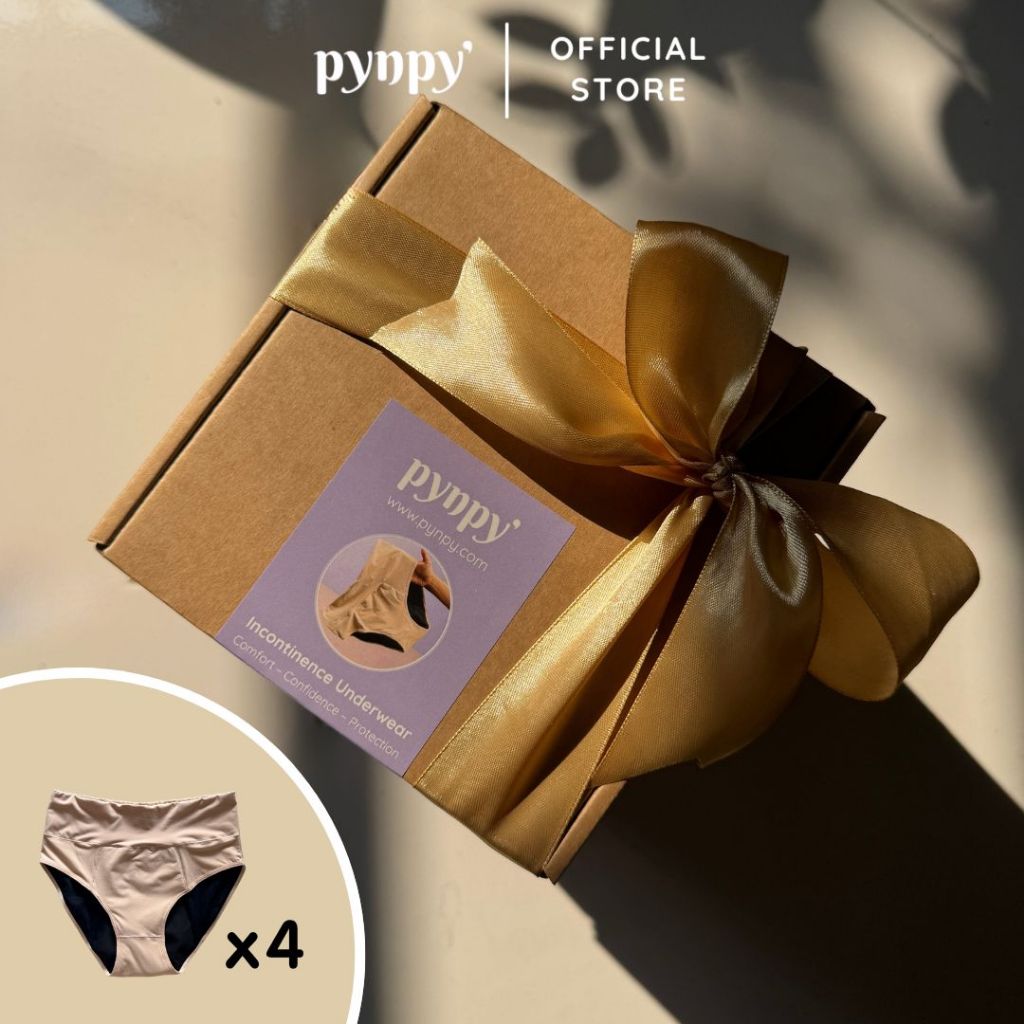 เซ็ต กางเกงซึมซับปัสสาวะเล็ด - Pee Leakage Set - รุ่น Easy 4 ตัว - Pynpy'