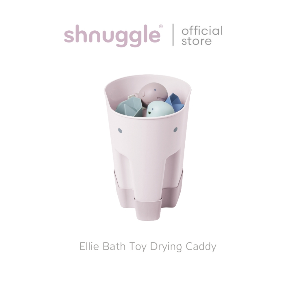 Shnuggle Ellie Bath Toy Drying Caddy ตัวช่วยจัดเก็บของเล่นในอ่างอาบน้ำ