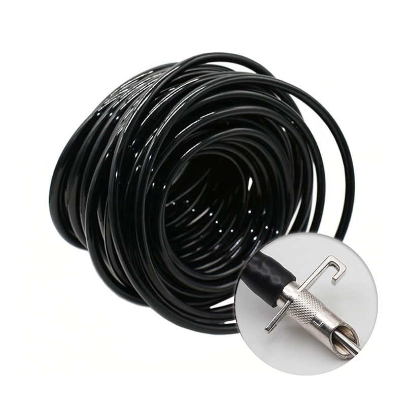 สายไมโคร 8mm สายยาง คุณภาพดี สายดำเงา ใช้คู่กับจุกน้ำให้กระต่าย นก หนู